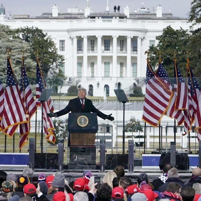 Harris is speaking at the same spot where Trump fanned anger on Jan. 6, 2021. Here's what happened